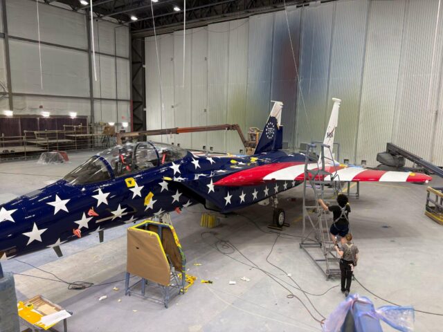 NASA F-15 in USA 250 special livery