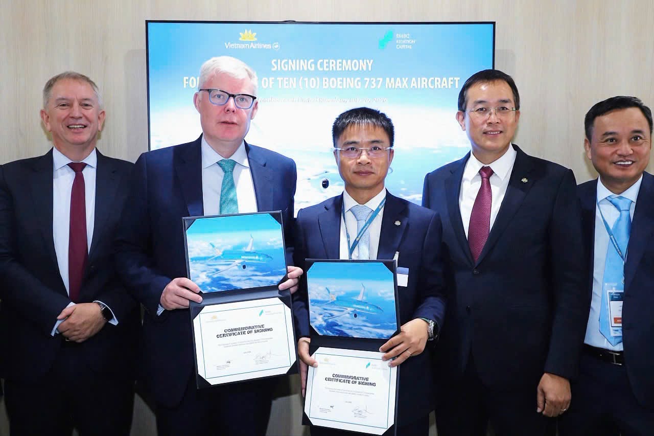 Vietnam Airlines signs a leasing deal for Boeing 737 MAX 8s