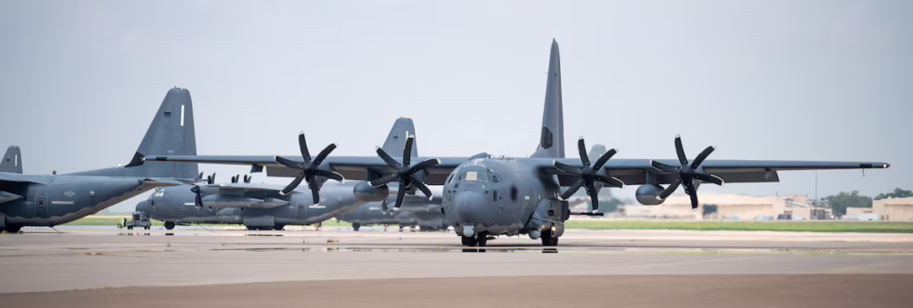 AC-130J Ghostrider highlighting its precision strike package and sensor suite