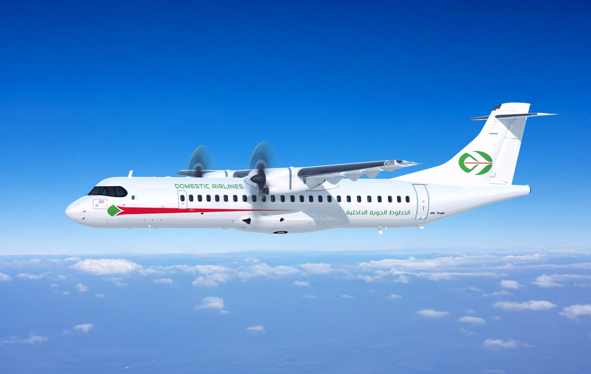 The 72-seat ATR 72-600s will be operated by a newly created regional subsidiary of Air Algérie – Domestic Airlines. Photo: ATR