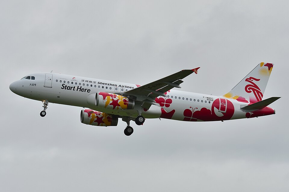 SHenzhen airlines airbus a320
