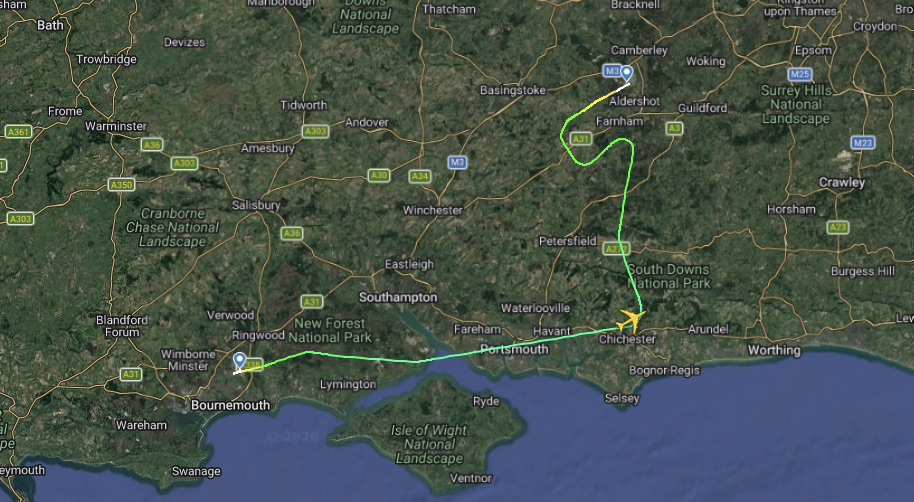 GE Aerospace Boeing 747 flying test bed to Farnborough