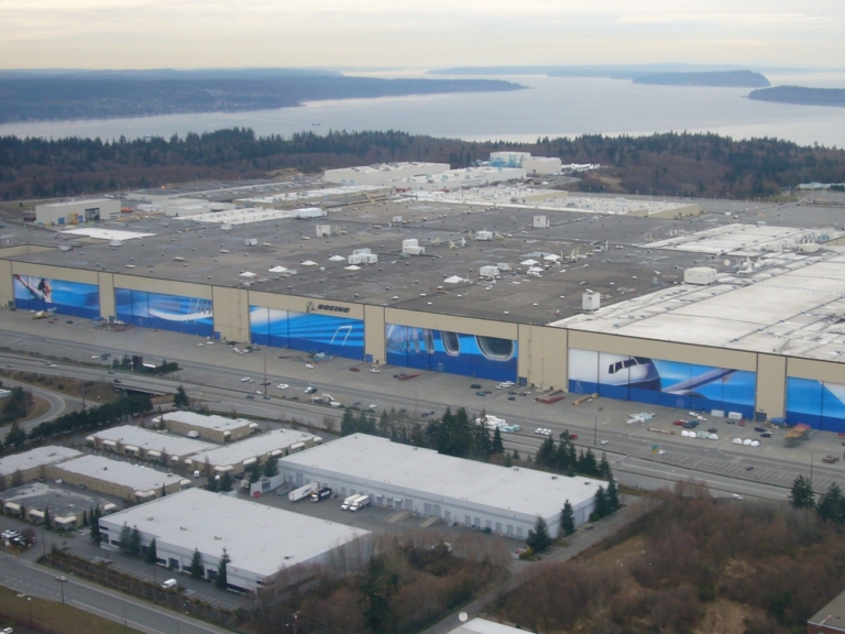 Boeing starts new 737 MAX assembly line at Everett factory