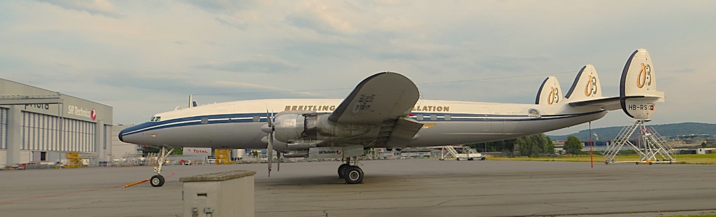 Breitling Lockheed Super Constellation at ZRH