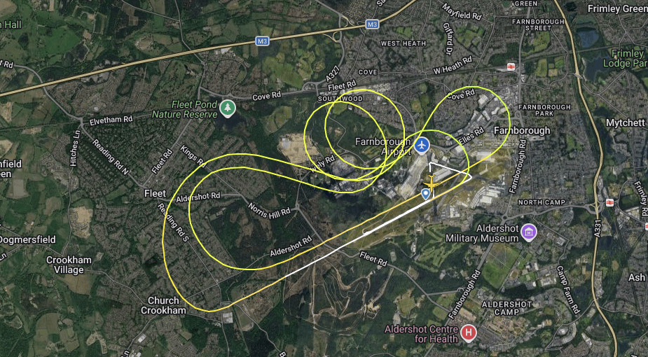Embraer C-390 validation flight at Farnborough