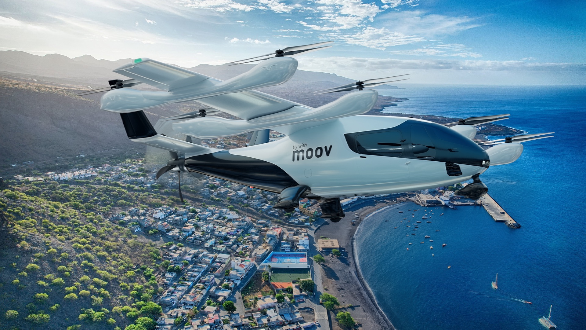 EVE air mobility farnborough sale to Moov