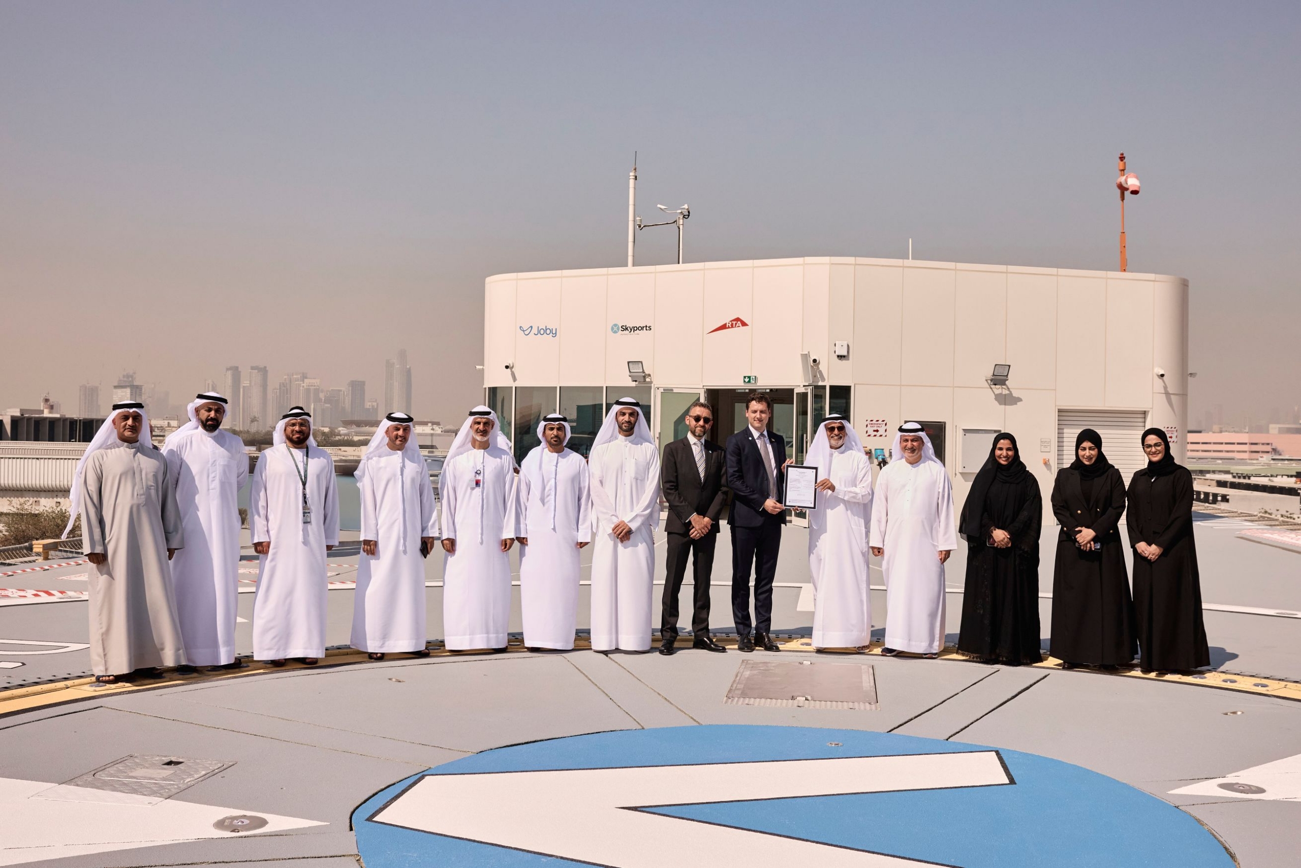 The world’s first purpose built commercial vertiport, by Dubai International Airport, has officially received regulatory certification by Dubai’s General Civil Aviation Authority for eVTOL operations