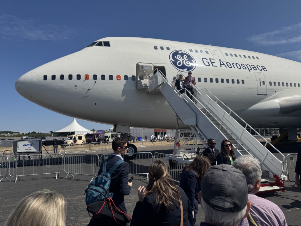 GE Aerospace Boeing 747-400 flight test bed