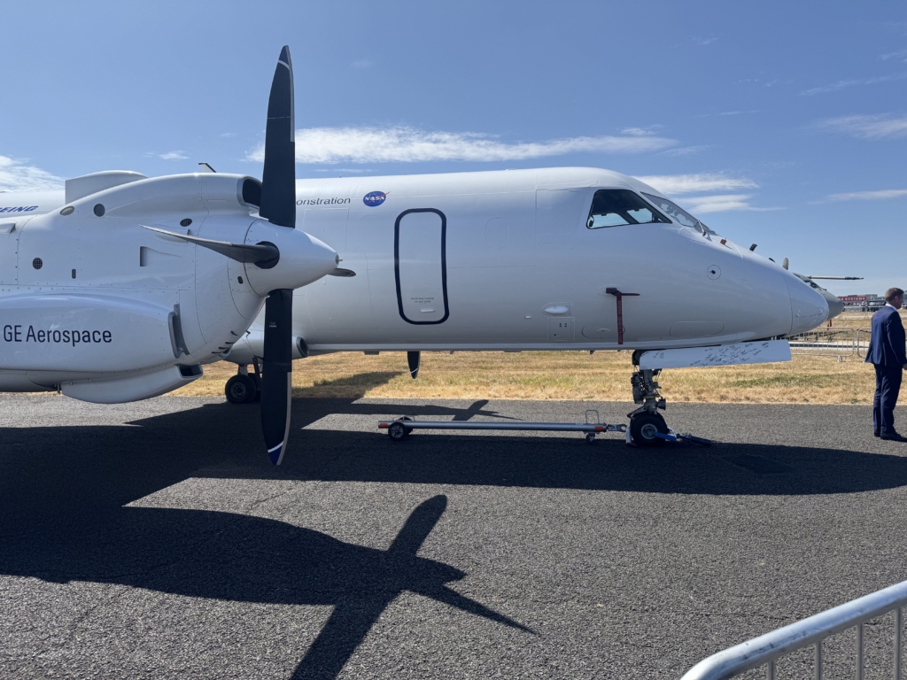 GE Aerospace Saab 340B hybrid-electric aircraft