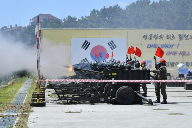 KOrean Air Force drone drill