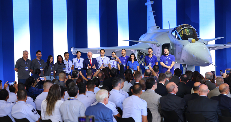 Gripen E Fighter produced in Brazil