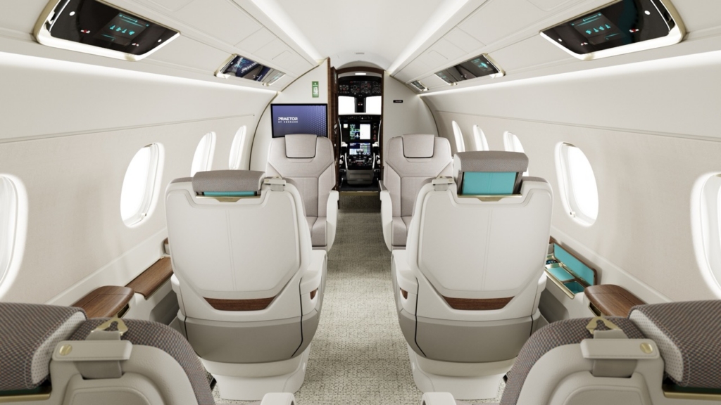 Praetor 500E cabin