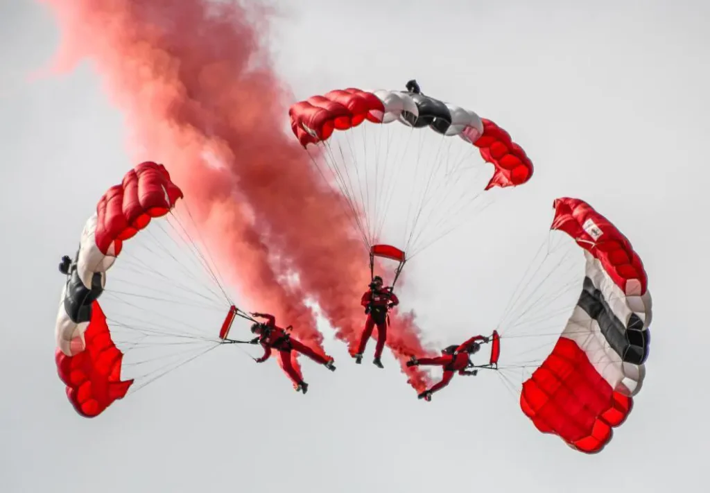 Red Devils British Army parachute display team