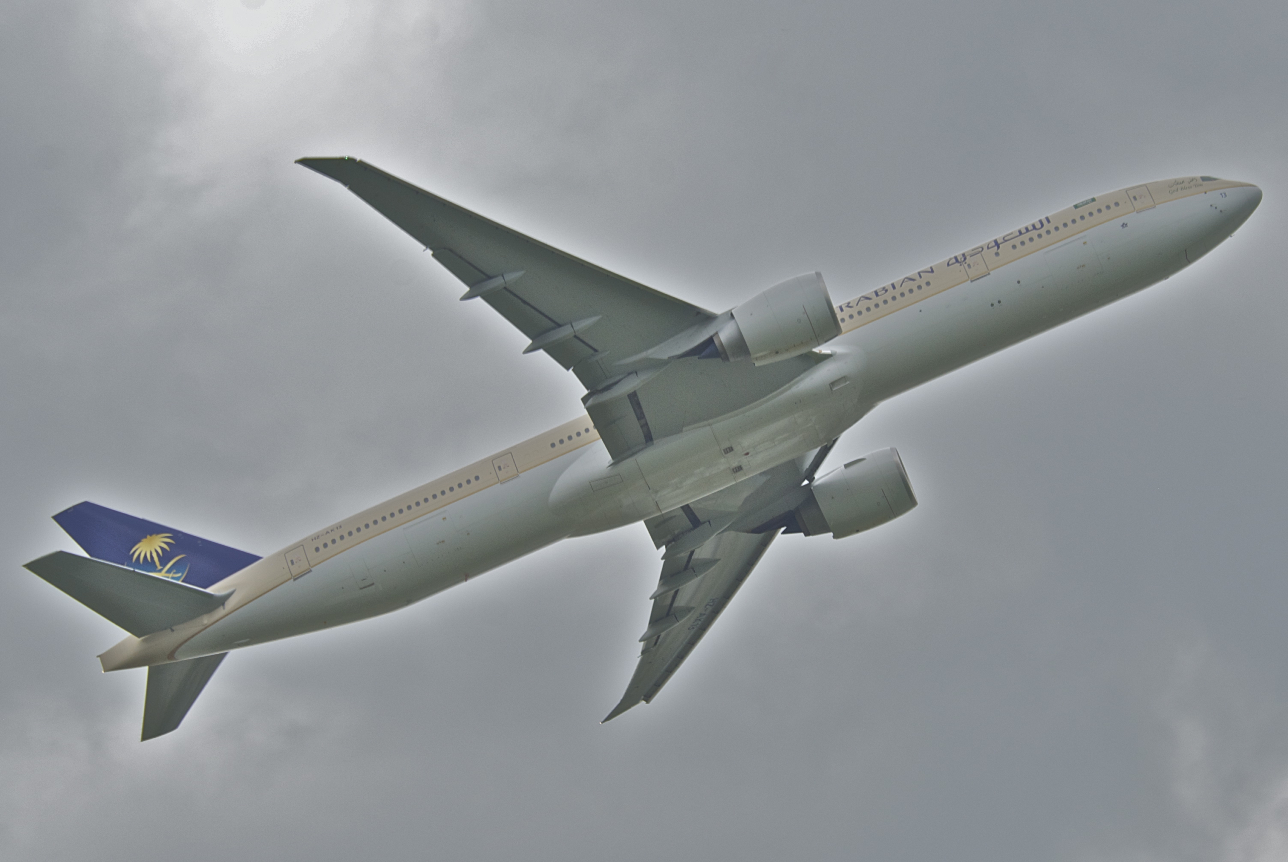 Saudia Boeing 777-200ER in flight
