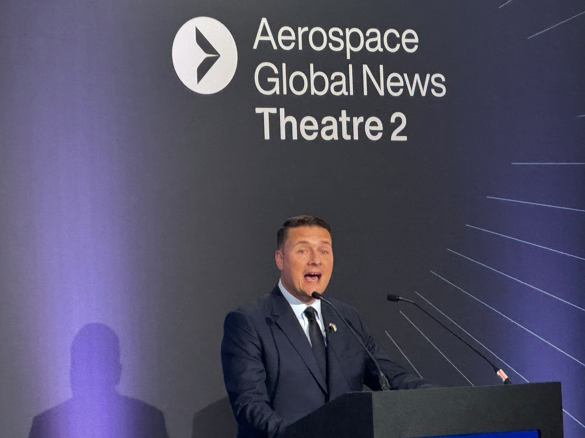 Secretary of State for Defence Wes Streeting MP at Farnborough International Airshow 2026