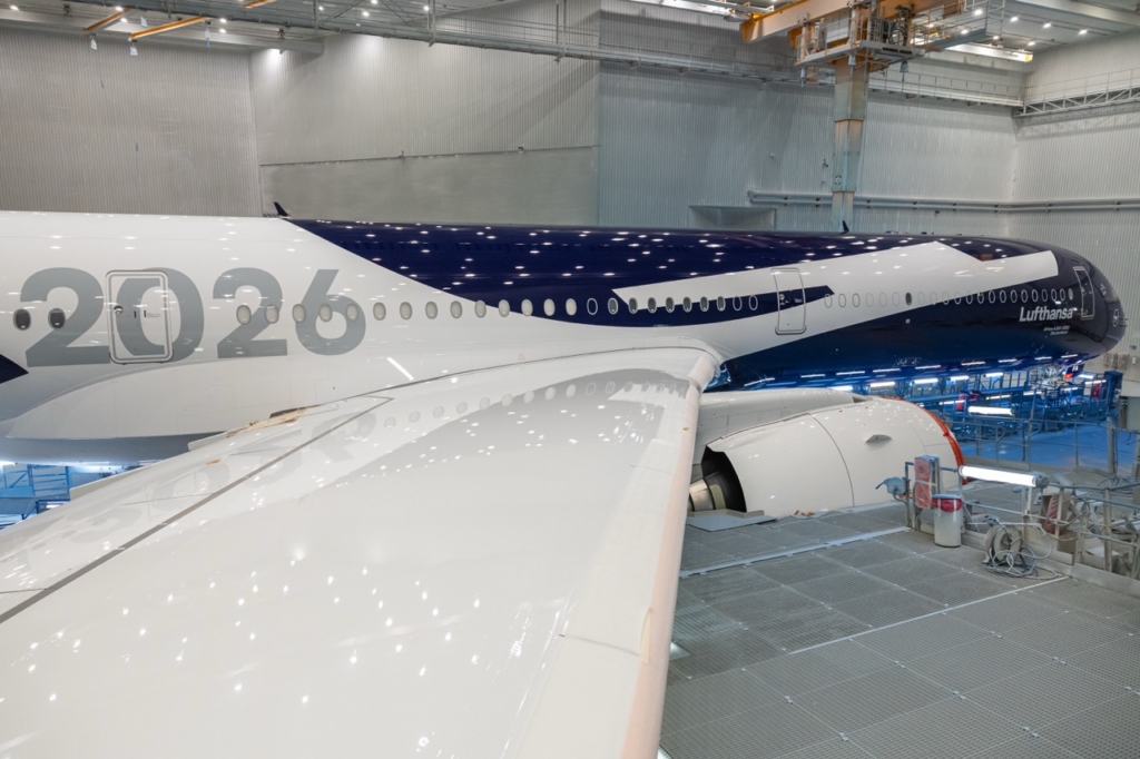 Lufthansa 100 year special livery A350-1000