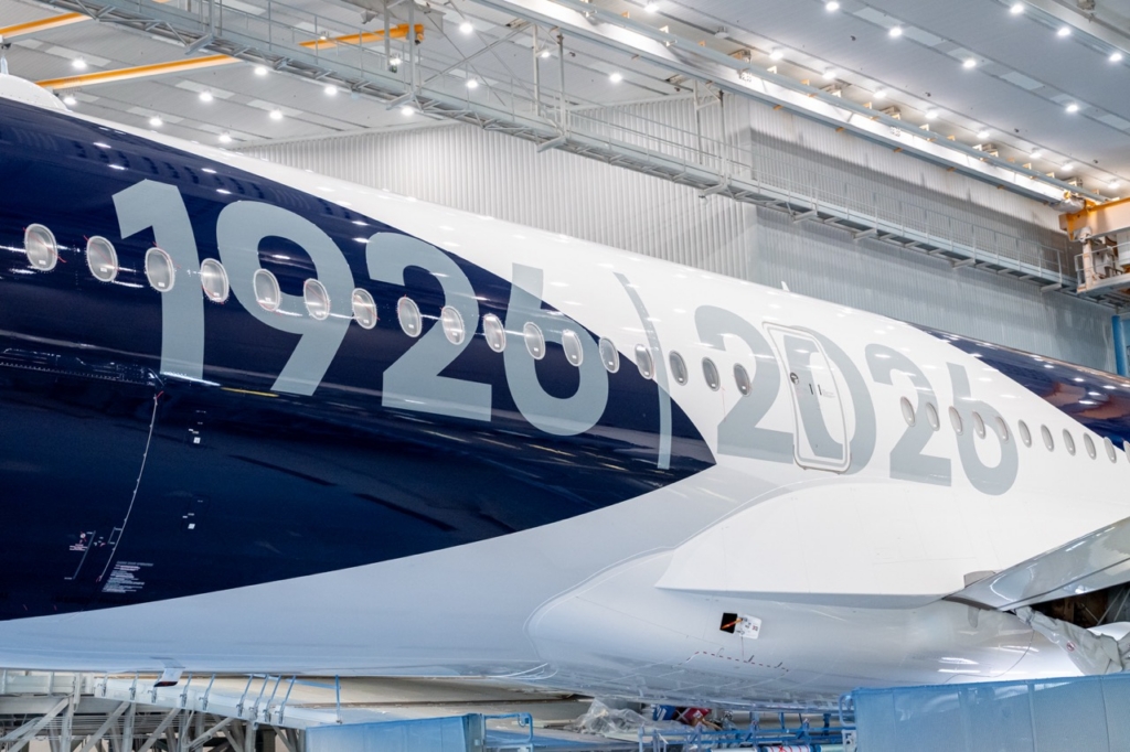 Lufthansa 100 year special livery A350-1000