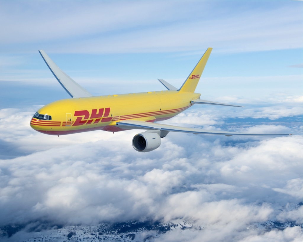 DHL Express B777-100LR freighter