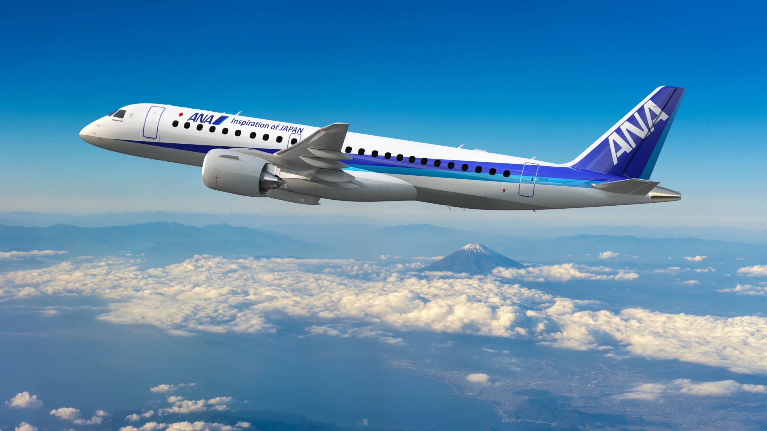 ANA Holdings Inc., has selected E190-E2s aircraft from Embraer