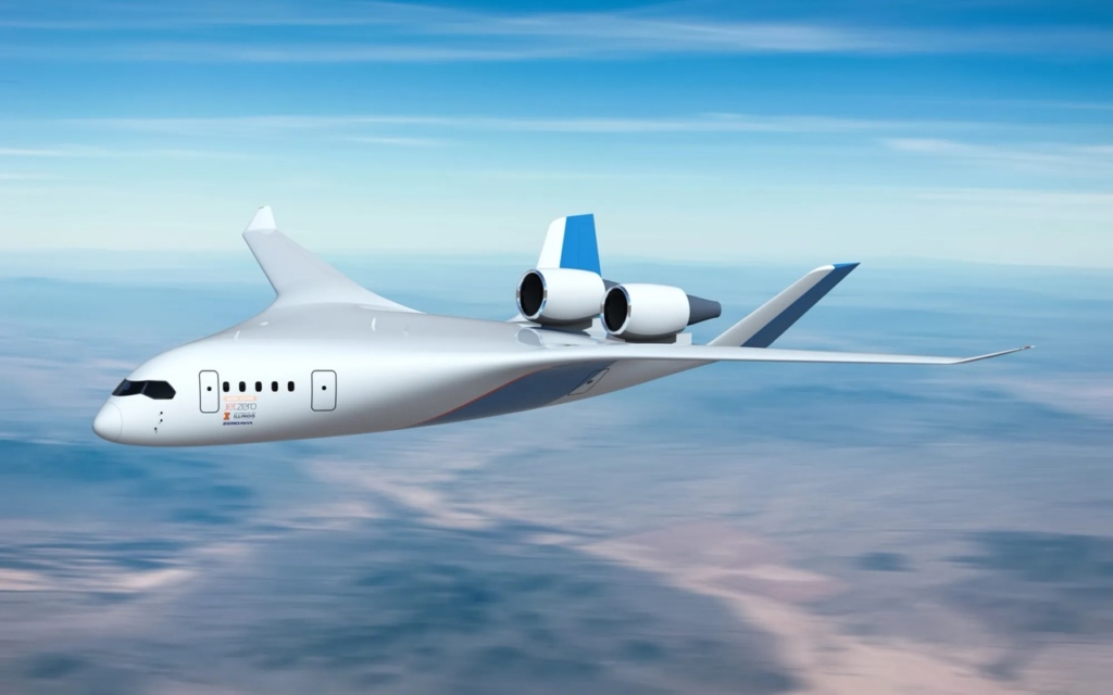 Jet Zero blended wing aircraft