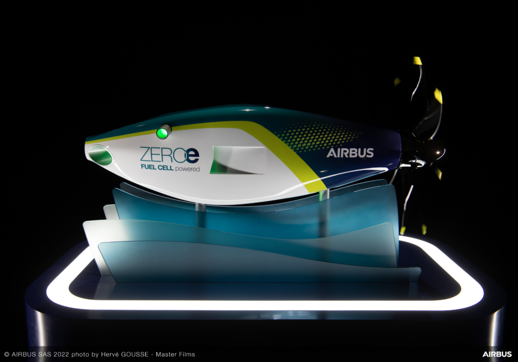AIrbus zeroe fuel cell engine