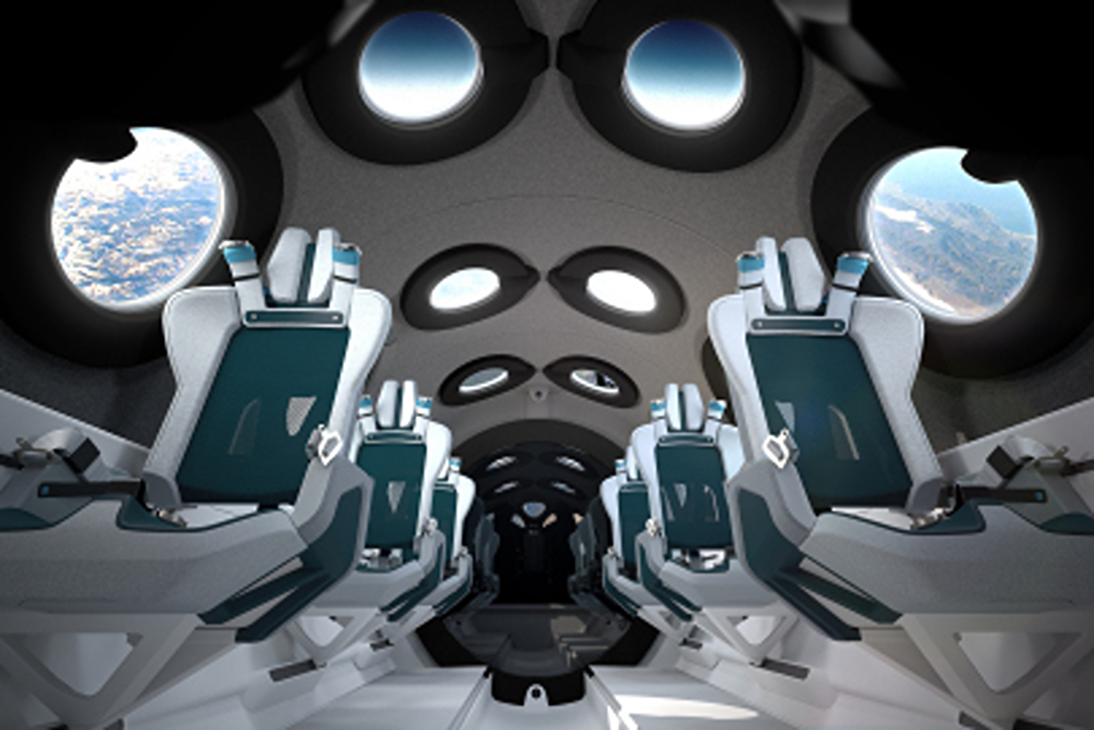 Virgin Galactic Delta 1 interior