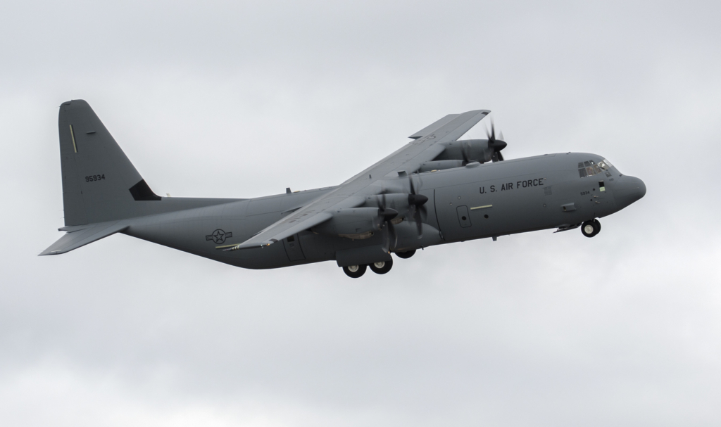 The 500th C-130J Super Hercules delivered by Lockheed Martin is a C-130J-30 airlifter operated by the West Virginia Air National Guard. 