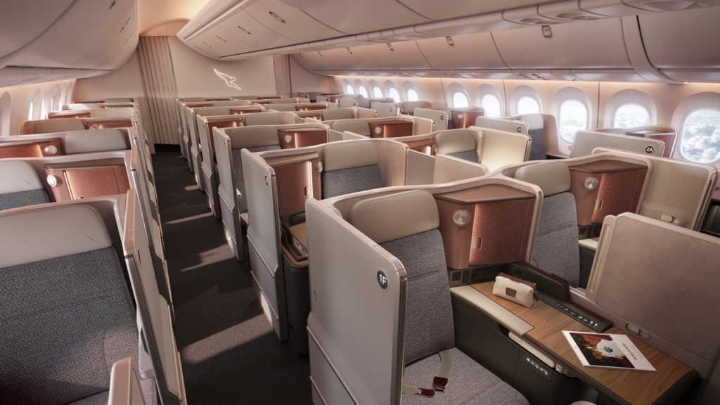 Qantas 787-9 new cabin overview 