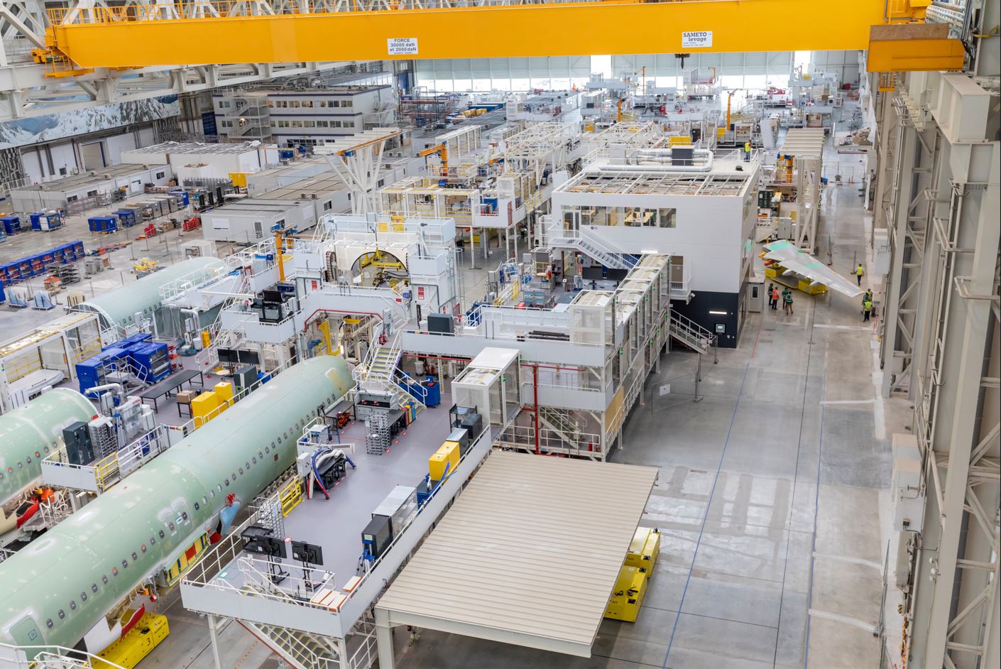 A321s in final assembly