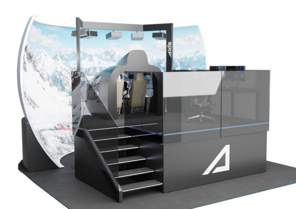 AXIS FTD Helicoper flight simulator