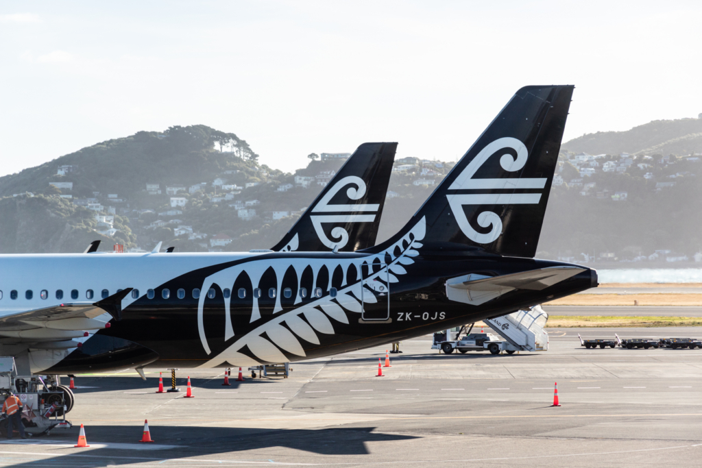 Air New Zealand tails