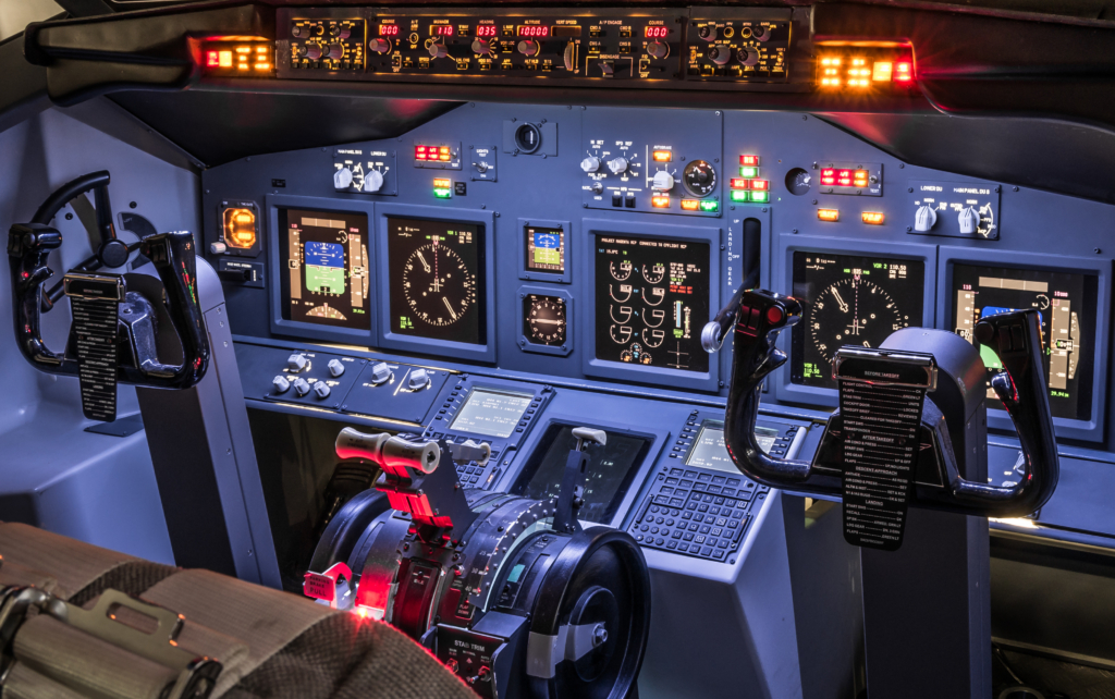 Airliner cockpit