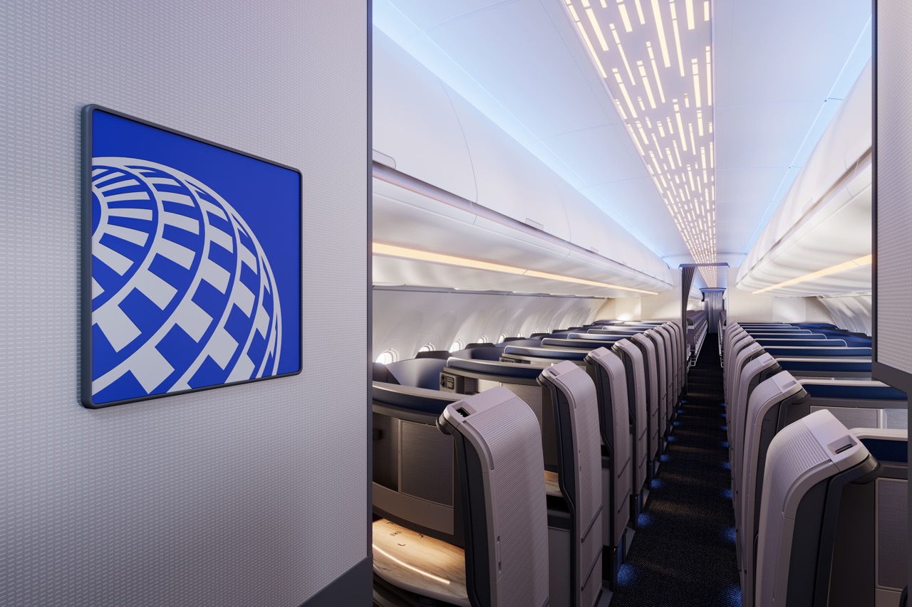 United Airlines Coastliner premium cabin