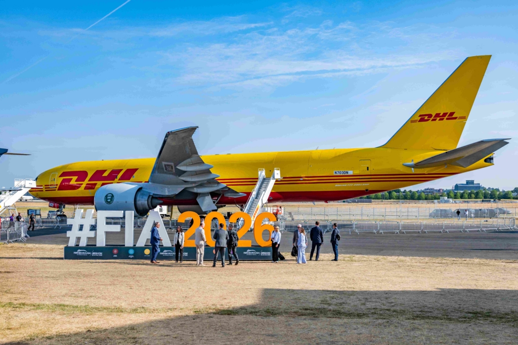 Mammoth Freighters Boeing 777-200 LRMF at Farnborough Airshow