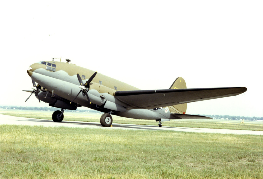 DAYTON, Ohio -- Curtiss C-46D Commando at the National Museum of the United States Air Force.