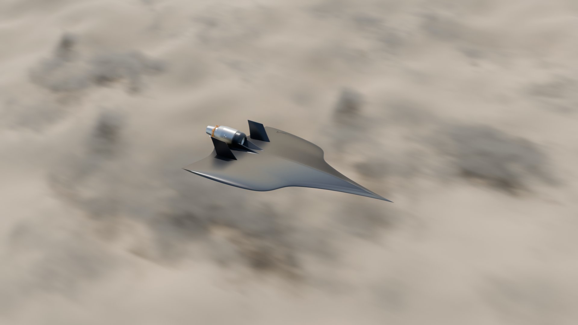 Render of Impact Drones interceptor