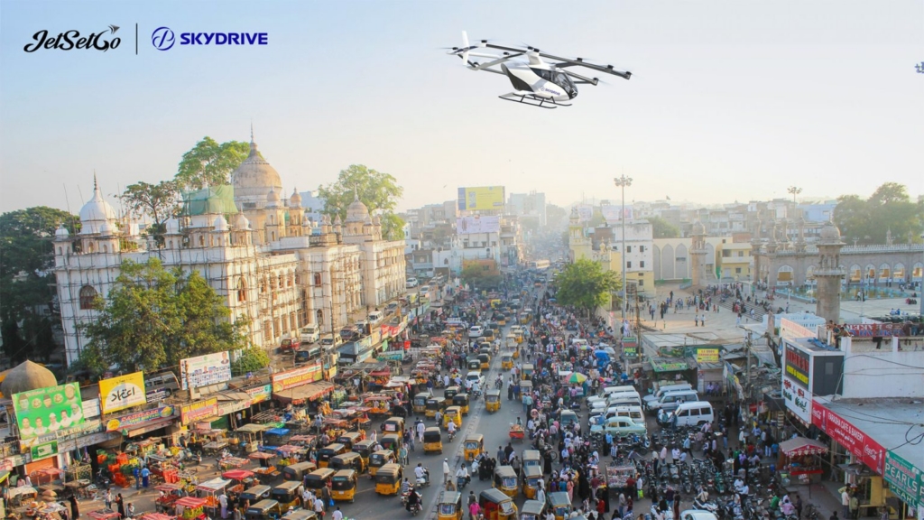 “SKYDRIVE” flying urban areas in India