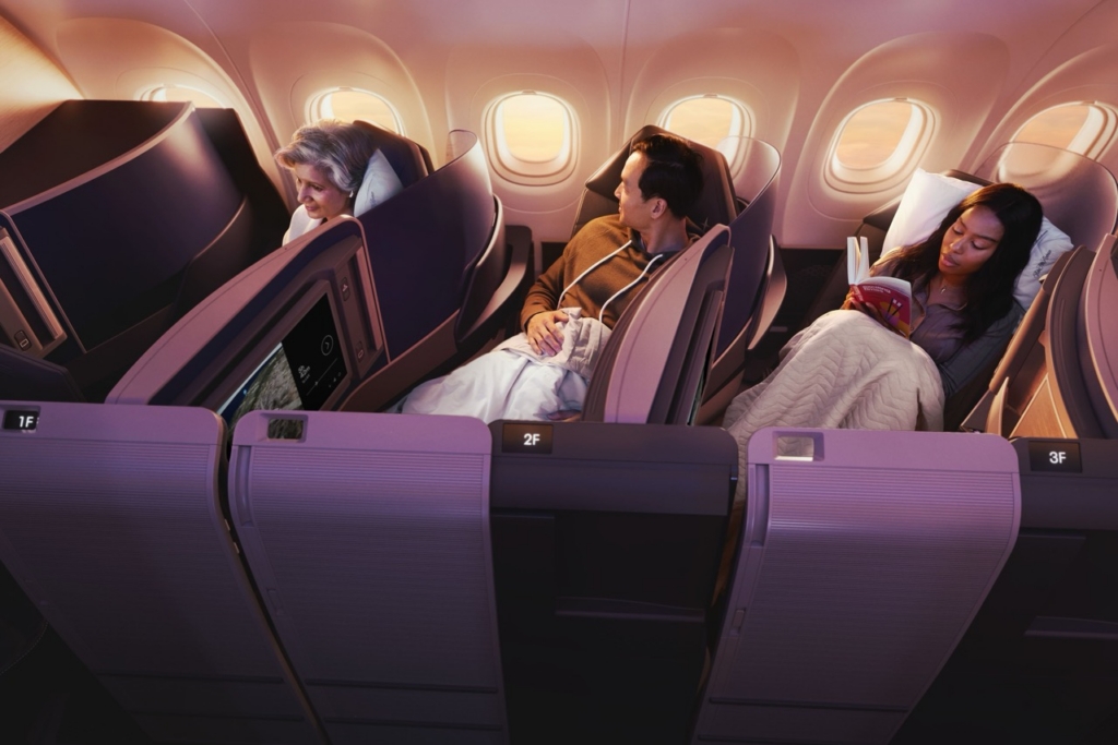 United Airlines A321XLR Polaris seats