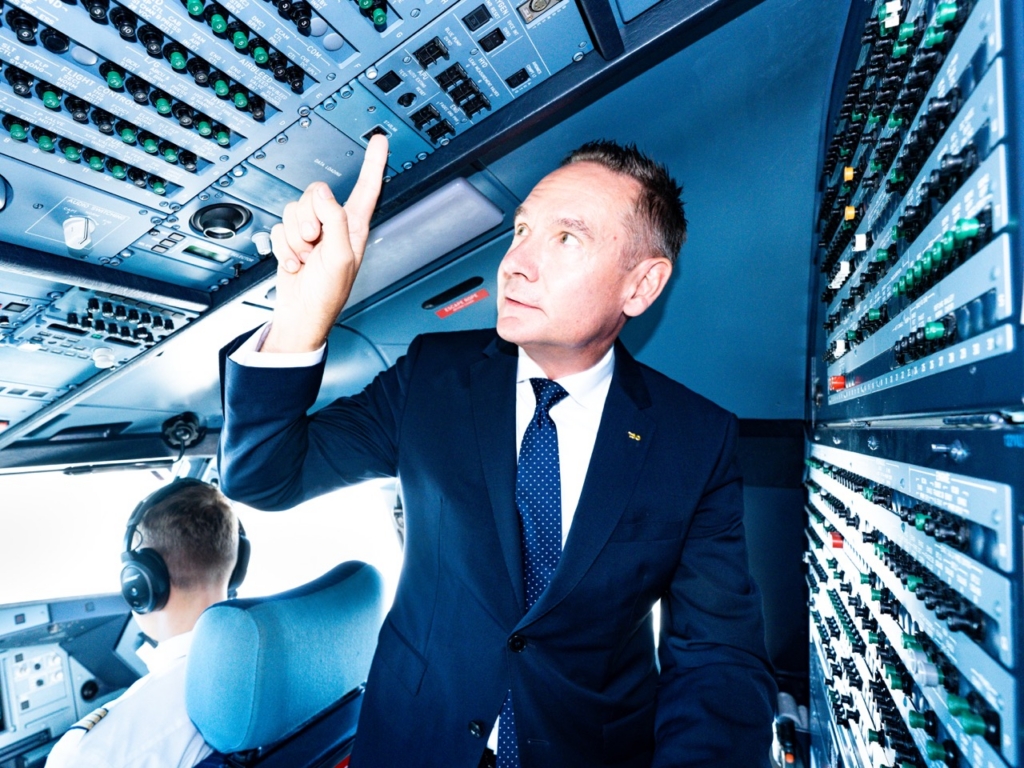 Lufthansa Starlink switched on