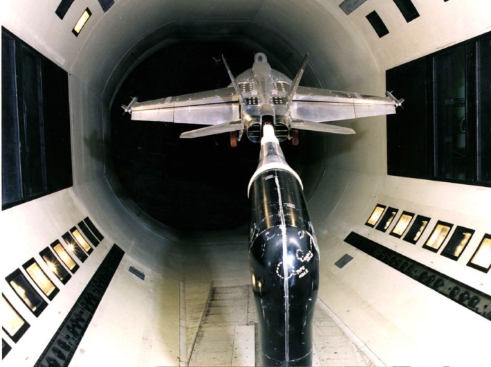 F-18 Wind Tunnel Force Model.