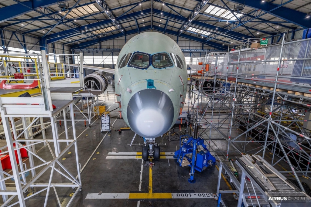 A350F vibration testing