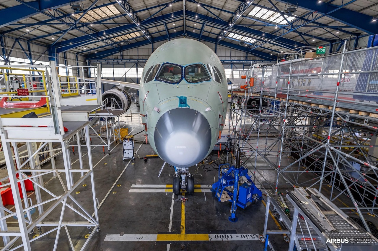 A350F vibration testing