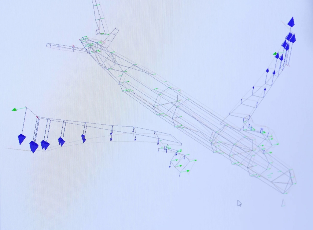Airbus A350F vibration testing
