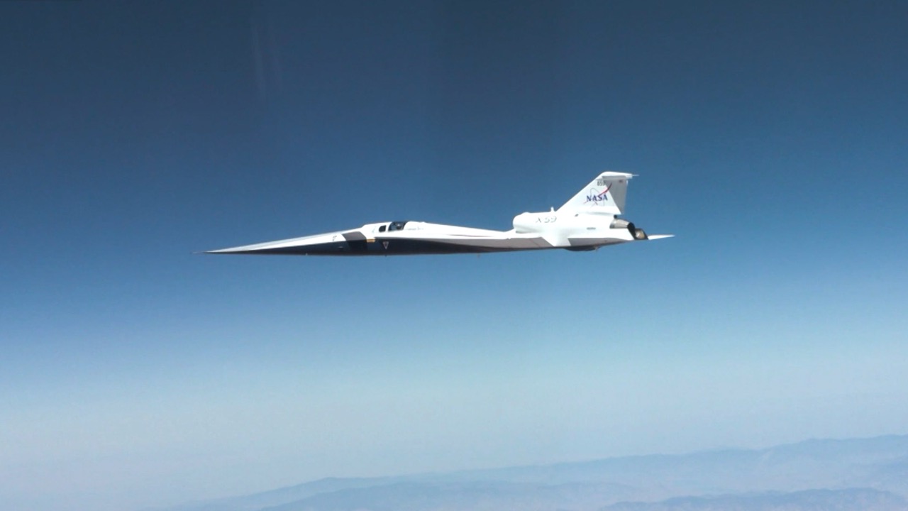 NASA’s experimental X-59 supersonic aircraft