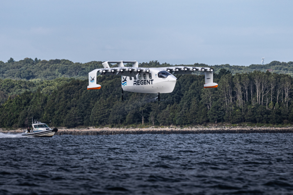 REGENT’s Viceroy Seaglider prototype has completed its first human-crewed flight