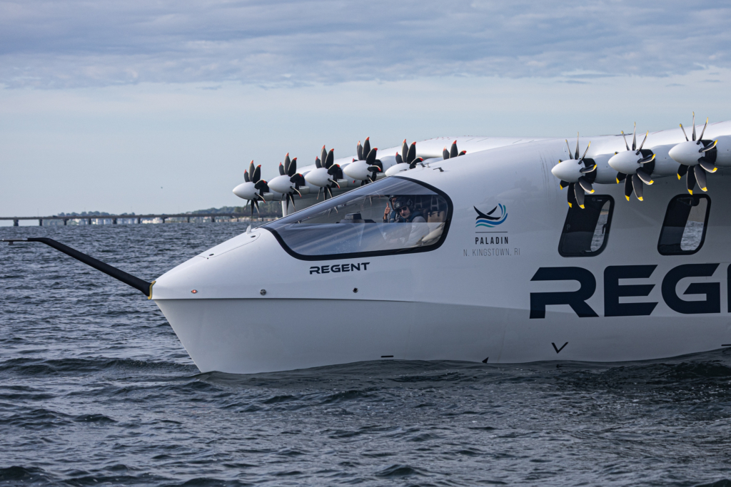 REGENT’s Viceroy Seaglider prototype has completed its first human-crewed flight