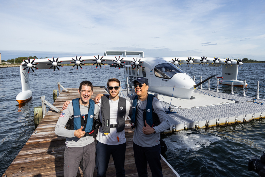 REGENT’s Viceroy Seaglider prototype has completed its first human-crewed flight