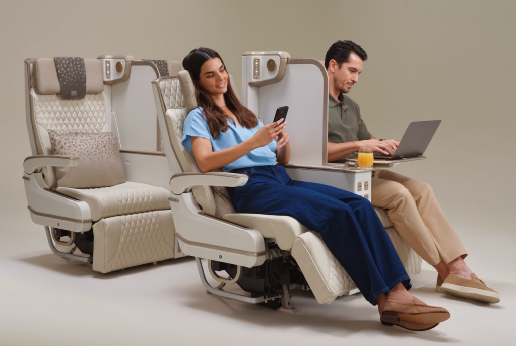 Emirates new A350 premium economy
