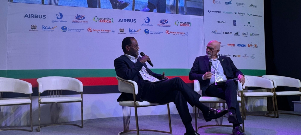 Boeing's Managing Director Africa Henok Shawl and Alan Peaford, Aviation Africa 2026