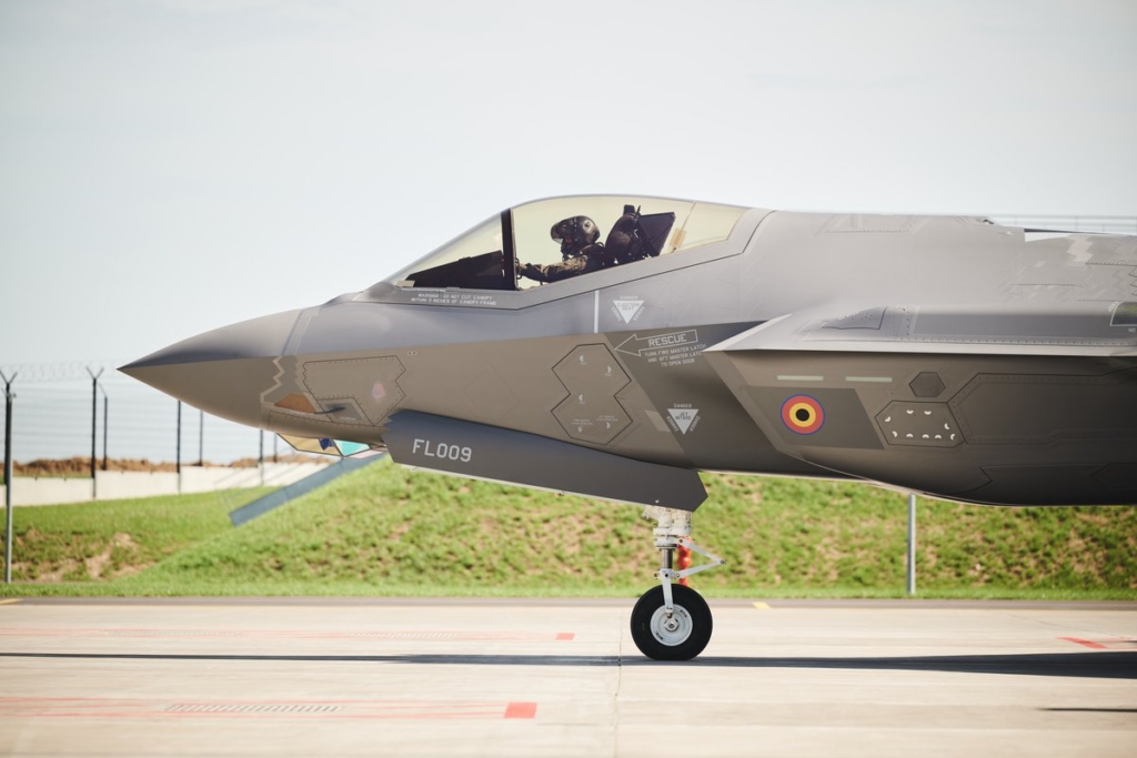 Belgian Air Force F-35 fighter jet